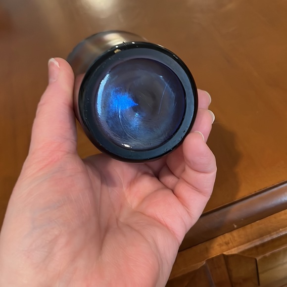 Carnival Glass Fenton Tumbler in the "Cherry Blossom" pattern in Ionized… - Picture 4 of 4